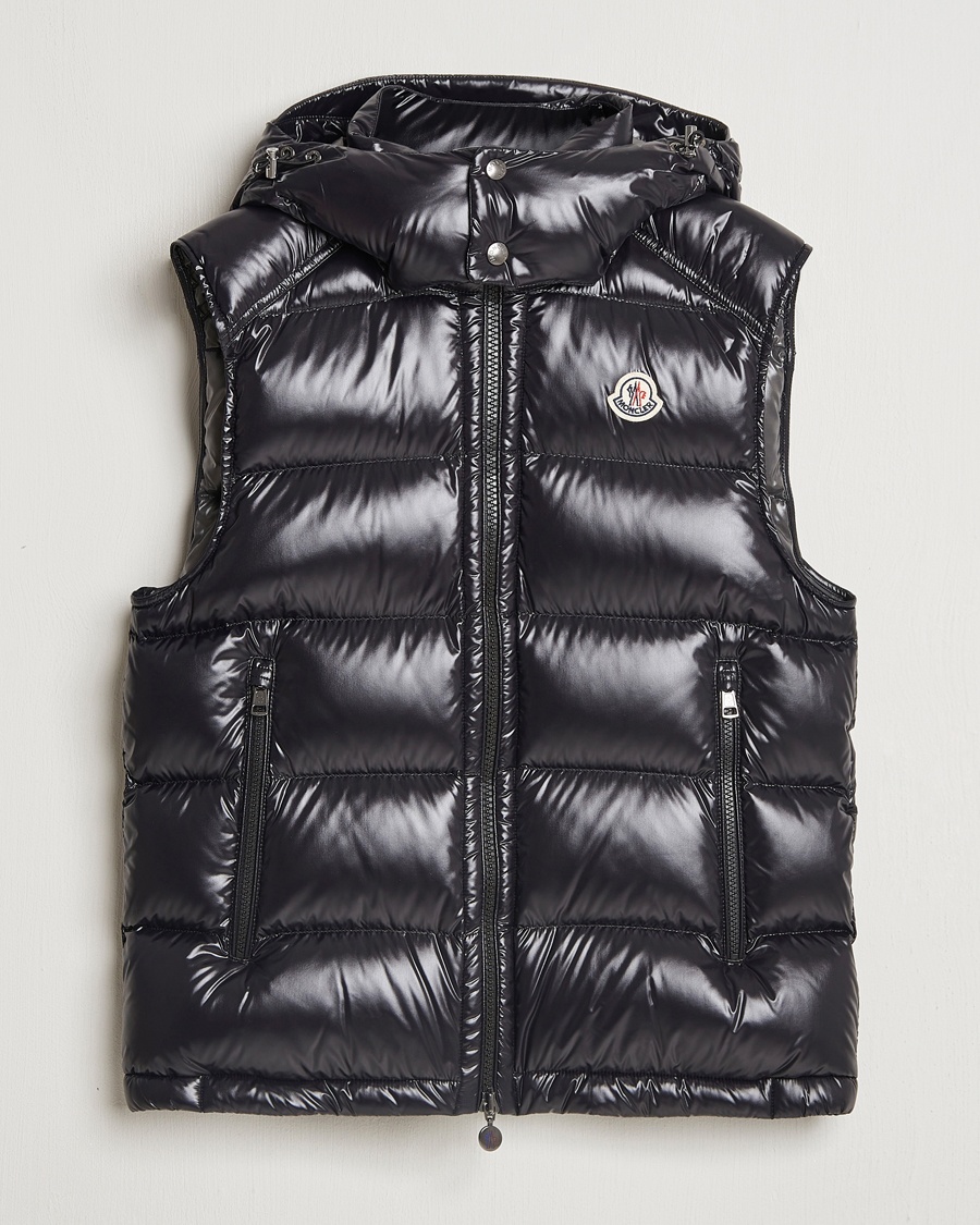 Moncler Bormes Down Vest Black – Musta