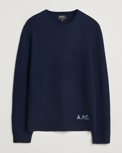  Edward Merino Wool Sweater Dark Navy