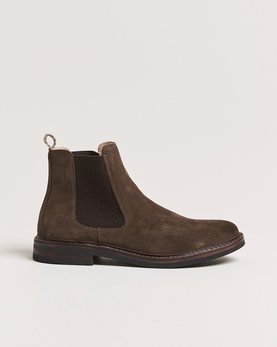 Astorflex Bitflex Dainite Chelsea Boot Dark Brown Suede – Ruskea