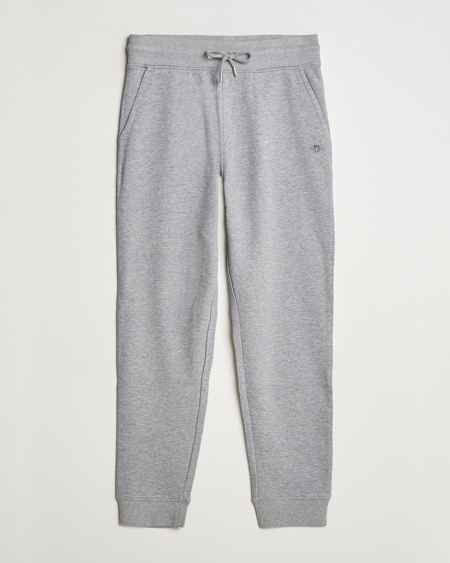 GANT Original Sweatpant Grey Melange – Harmaa