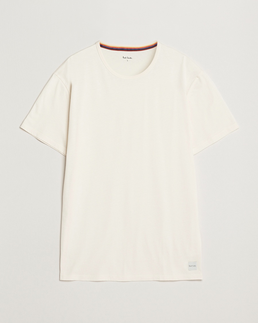 Paul Smith Artist Rib Crew Neck T-Shirt White – Valkoinen