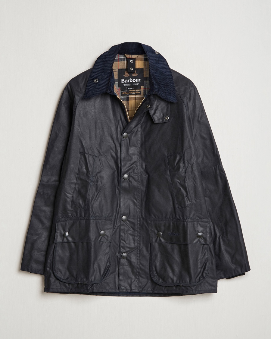 Barbour Lifestyle Bedale Wax Jacket Navy – Sininen