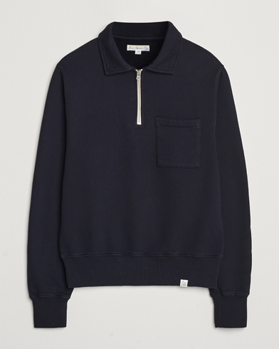  Vintage Fleece Half Zip Sweatshirt Dark Navy