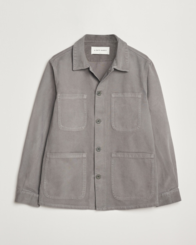  Algot Cotton Lyocell Overshirt Grey