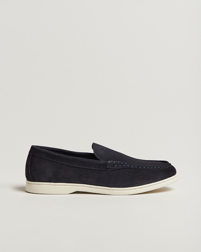 Charles Tyrwhitt Suede Slip On Loafers Navy – Sininen