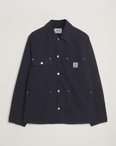 Carhartt WIP Walter Cotton/Linen Chore Coat Dark Navy – Sininen