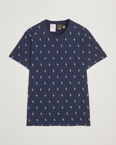 Polo Ralph Lauren All over Player Sleeping Tee Cruise Navy – Sininen