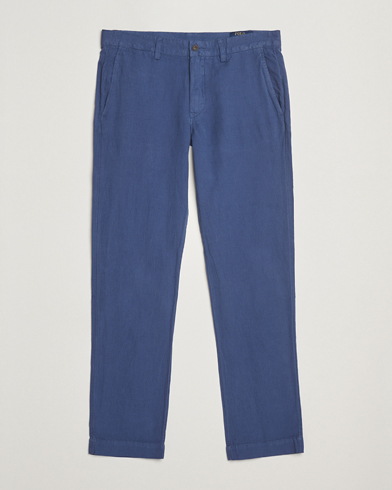 Polo Ralph Lauren Bedford Cotton/Linen Straight Fit Pants Old Royal – Sininen