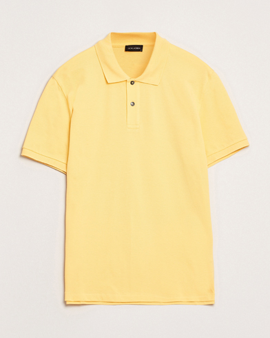 Oscar Jacobson Alex Cotton Polo Yellow – Keltainen