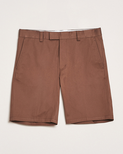 Tiger of Sweden Tenut Cotton Shorts Warm Brown – Ruskea