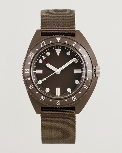 BEAMS PLUS Type-P24 Utility Watch Olive – Vihreä