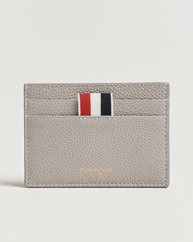 Thom Browne Double Sided Card Holder Light Grey – Harmaa