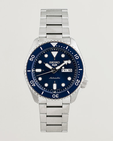 Seiko 5 Sports Automatic Diver Steel 43mm Blue Dial – Sininen