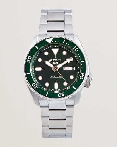Seiko 5 Sports Automatic Diver Steel 43mm Green Dial – Vihreä