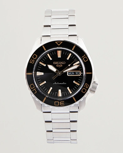 Seiko 5 Sports Automatic Diver Steel 42mm Black Dial – Musta
