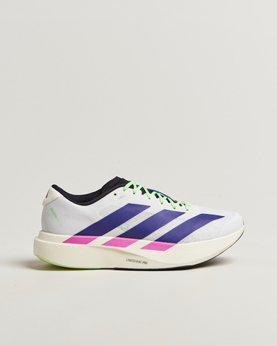 adidas Performance Adizero Evo SL Running Sneaker White/Purple – Valkoinen