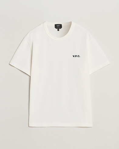 A.P.C. Boxy Fit Petit VPC T-Shirt White/Dark Navy – Valkoinen