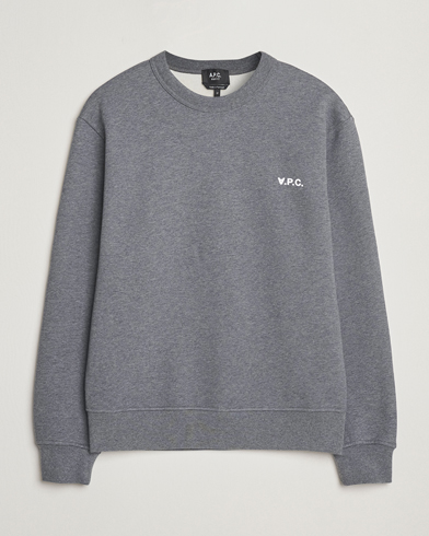 A.P.C. Boxy Fit Petit VPC Sweatshirt Anthracite/White – Harmaa