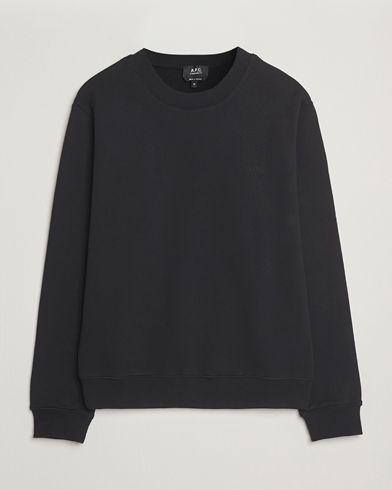 A.P.C. Embroidered APC Sweatshirt Black – Musta