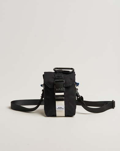 A.P.C. Trek Crossbody Pouch Black – Musta