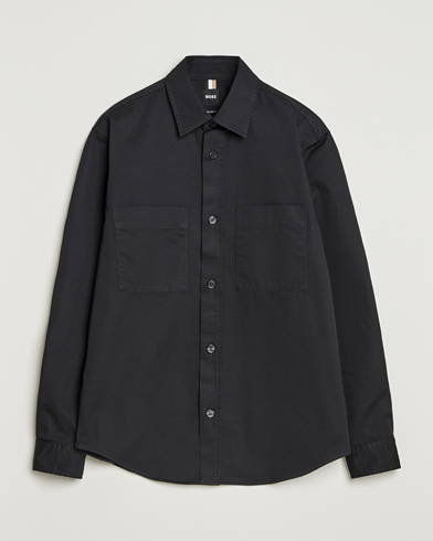 BOSS BLACK Owen Overshirt Black – Musta