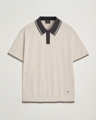 PS Paul Smith Knitted Polo Off White – Beige