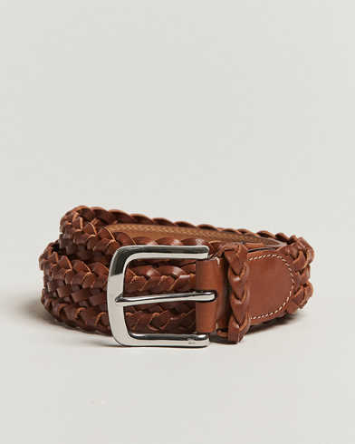 Ralph Lauren Purple Label Braided Belt Dark Brown – Ruskea