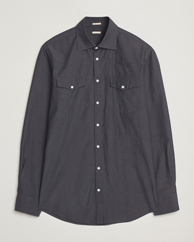 Massimo Alba Arizona Western Shirt Dark Blue – Sininen