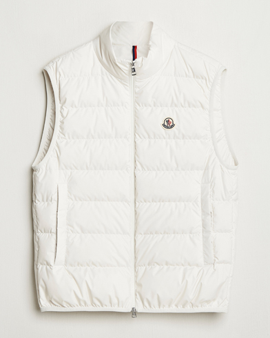 Moncler Contrin Down Vest Off White – Valkoinen