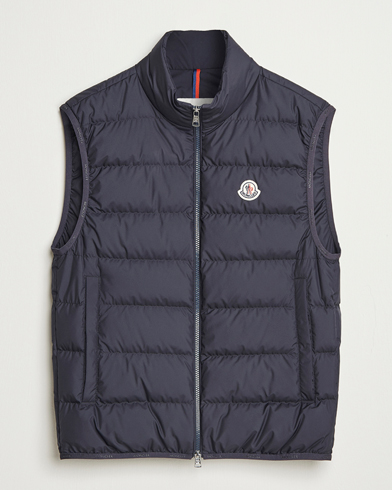 Moncler Contrin Down Vest Navy – Sininen