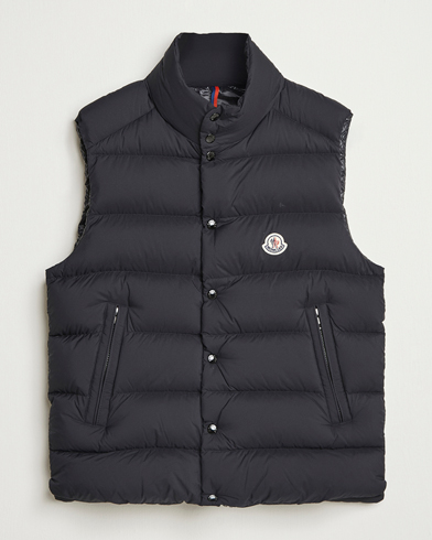 Moncler Tibb Matte Down Vest Black – Musta
