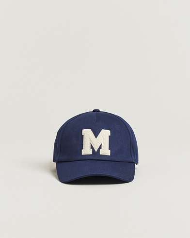 Moncler Archive Logo Baseball Cap Navy – Sininen