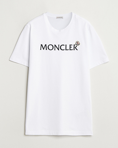 Moncler Lettering Logo T-Shirt White – Valkoinen