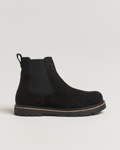 BIRKENSTOCK Highwood Suede Chelsea Boot Black – Musta
