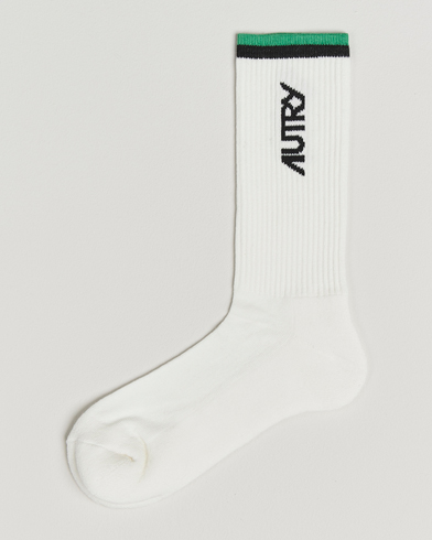 Autry Logo Socks White – Valkoinen
