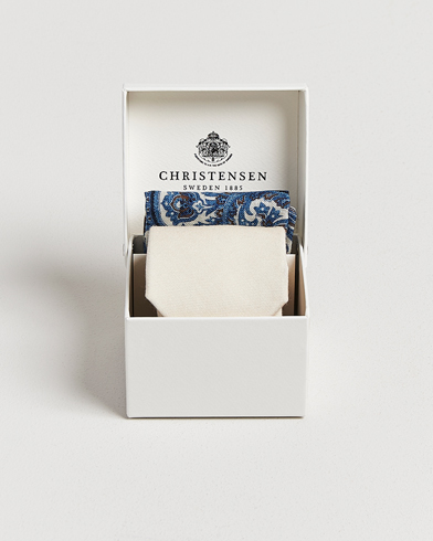 Amanda Christensen Box Set Wool 8 cm Tie And Pocket Square Beige – Beige