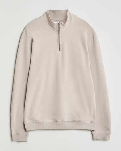Bread & Boxers Loungewear Half Zip Greige – Beige