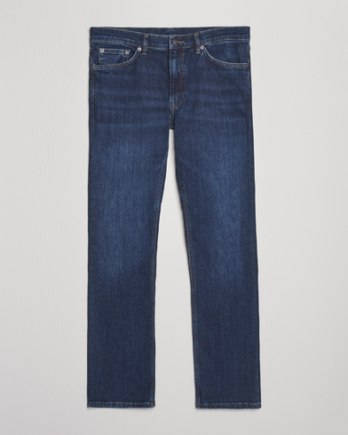 GANT Regular Fit Jeans Dark Blue Worn In – Sininen