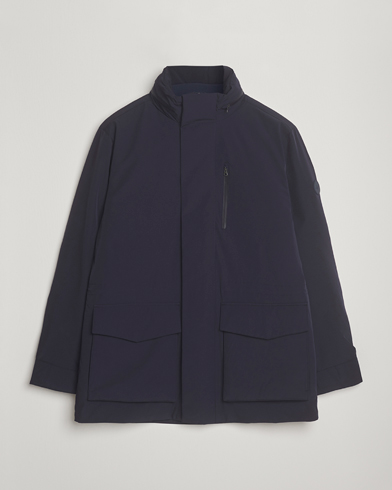 GANT Double Mid Length Field Jacket Evening Blue – Sininen