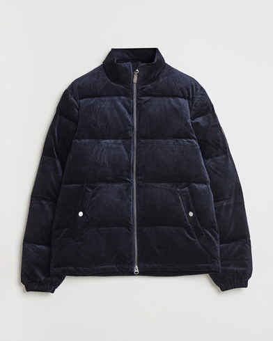 GANT Corduroy Down Puffer Jacker Evening Blue – Sininen