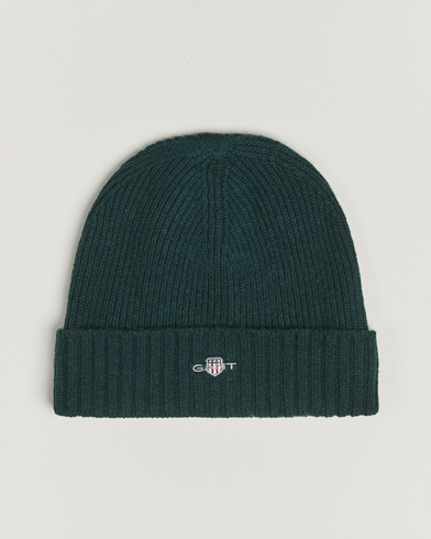 GANT Wool Lined Beanie Tartan Green – Vihreä