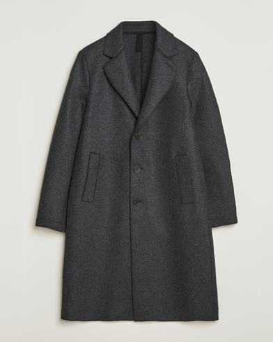 Harris Wharf London Cashmere Blend Overcoat Anthracite – Harmaa