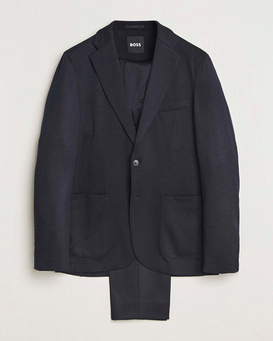 BOSS BLACK Hanry Wool Suit Dark Blue – Sininen
