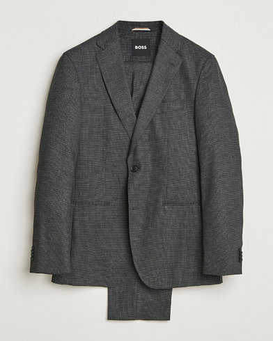 BOSS BLACK Huge Wool Suit Medium Grey – Harmaa