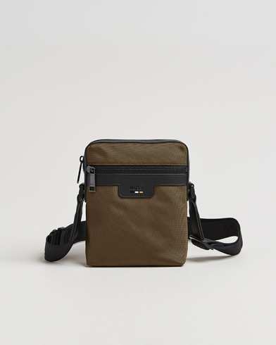 BOSS BLACK Ray Pouch Zip Bag Open Green – Vihreä