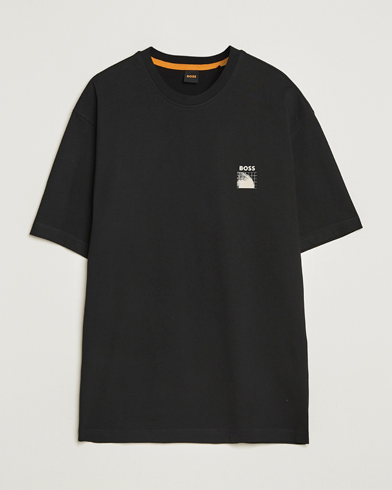 BOSS ORANGE Radar Crew Neck T-Shirt Black – Musta