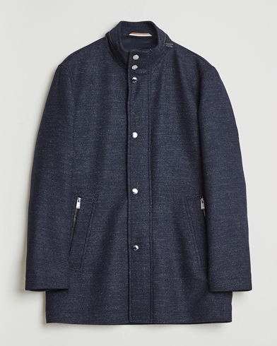 BOSS BLACK Camron Wool Coat Dark Blue – Sininen