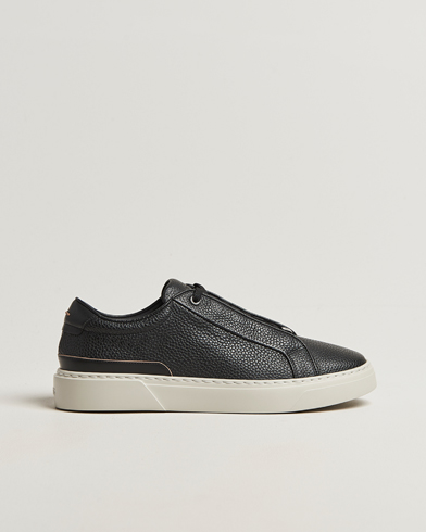 BOSS CAMEL Gary Leather Sneaker Black – Musta