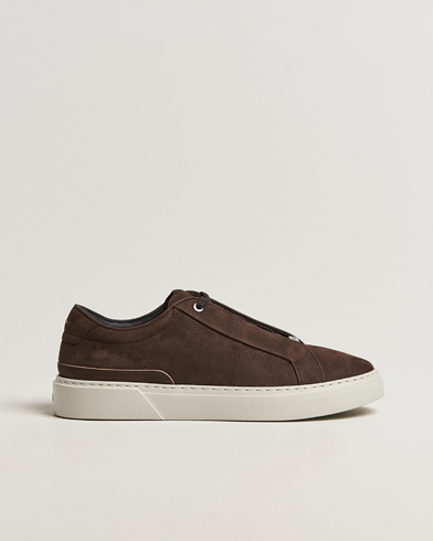 BOSS CAMEL Gary Nubuck Sneaker Dark Brown – Ruskea
