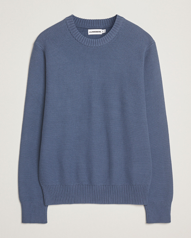 J.Lindeberg Oliver Structured Sweater Vintage Indigo – Sininen